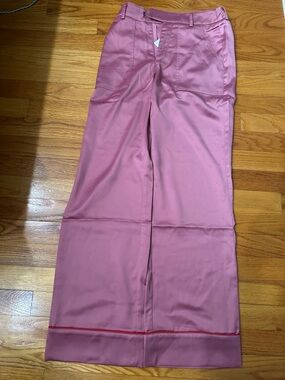 Wide Leg Women’s Pants in Dusty Rose